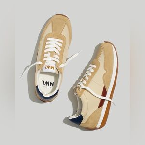 Madewell League Sneakers in Suede, Sz 9.5M, NH197